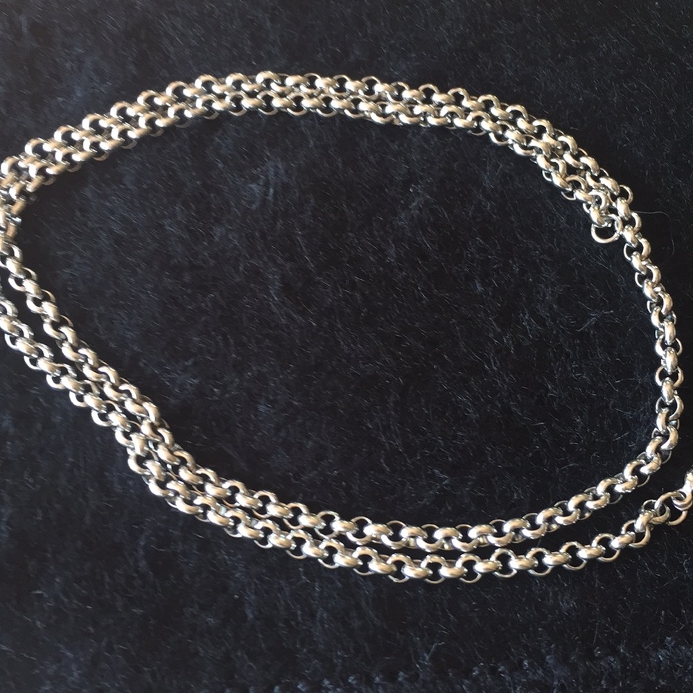 Men’s Silver Steel Necklace